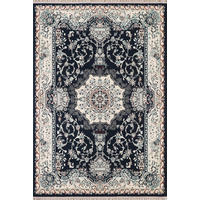 VINTAGE-TEPPICH 120/170 cm Semerkand Dunkelblau, Beige  - Beige/Dunkelblau, LIFESTYLE, Textil (120/170cm)