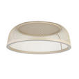 LED-DECKENLEUCHTE 60,5/23,5 cm   - Sandfarben, Design, Kunststoff/Metall (60,5/23,5cm) - Novel