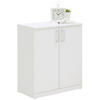 KOMMODE 72,0/84,0/36,0 cm Weiss  - Weiss/Silberfarben, Konventionell, Holzwerkstoff/Kunststoff (72,0/84,0/36,0cm) - Xora