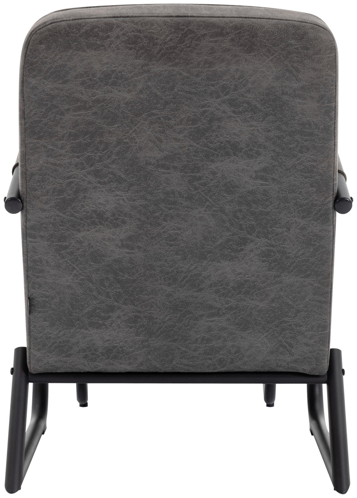RELAXAČNÍ KŘESLO S TABURETEM, textil, šedá - šedá/černá, Design, kov/textil (80/85/57cm) - Livetastic
