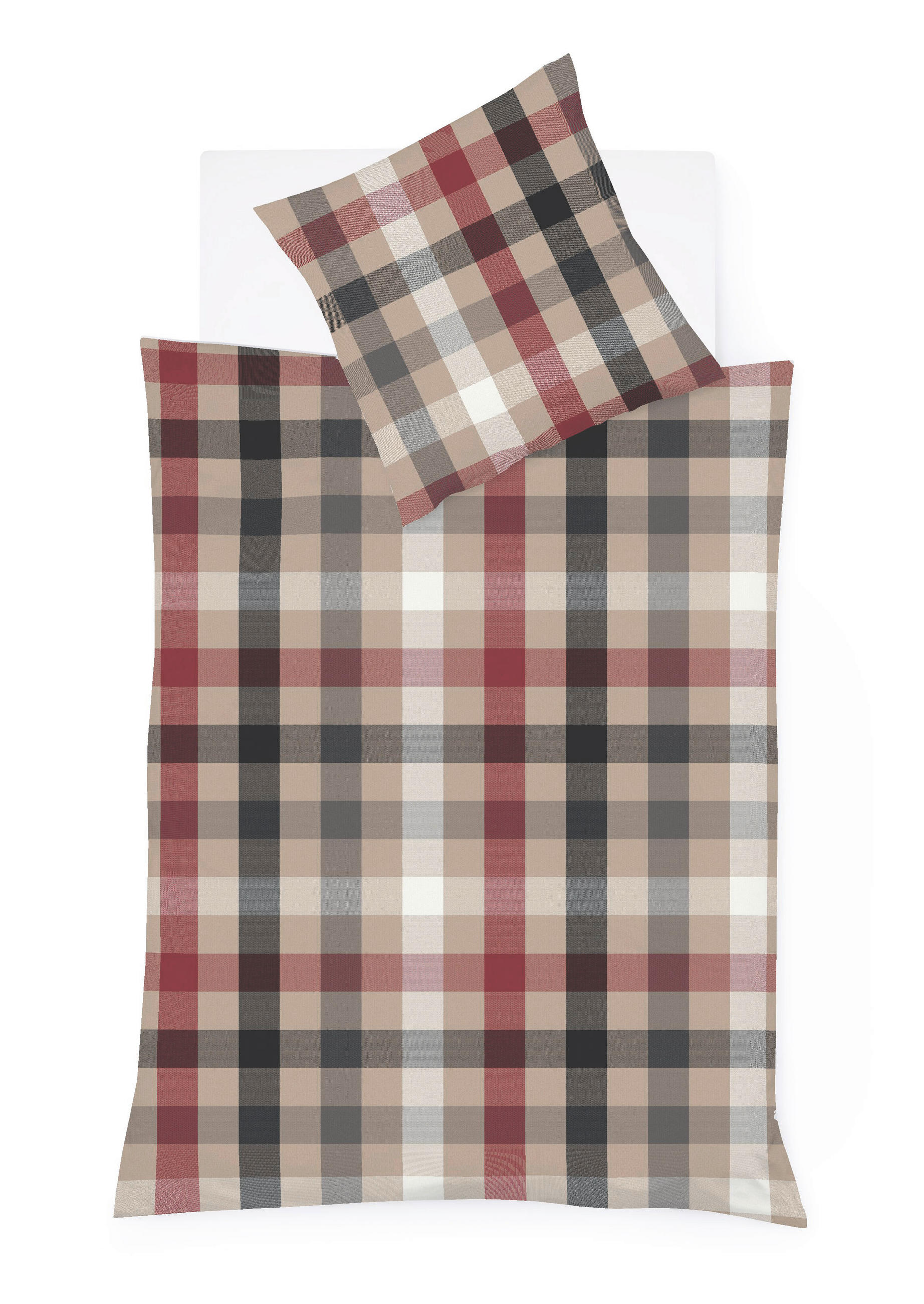 BETTWÄSCHE Lech Flanell 155/200 cm  - Multicolor, Design, Textil (155/200cm) - Fleuresse