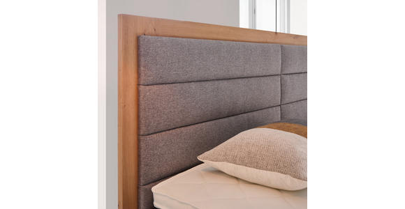 BOXBETT 160/200 cm  in Grau, Eiche Artisan  - Eiche Artisan/Grau, KONVENTIONELL, Holz/Textil (160/200cm) - Carryhome