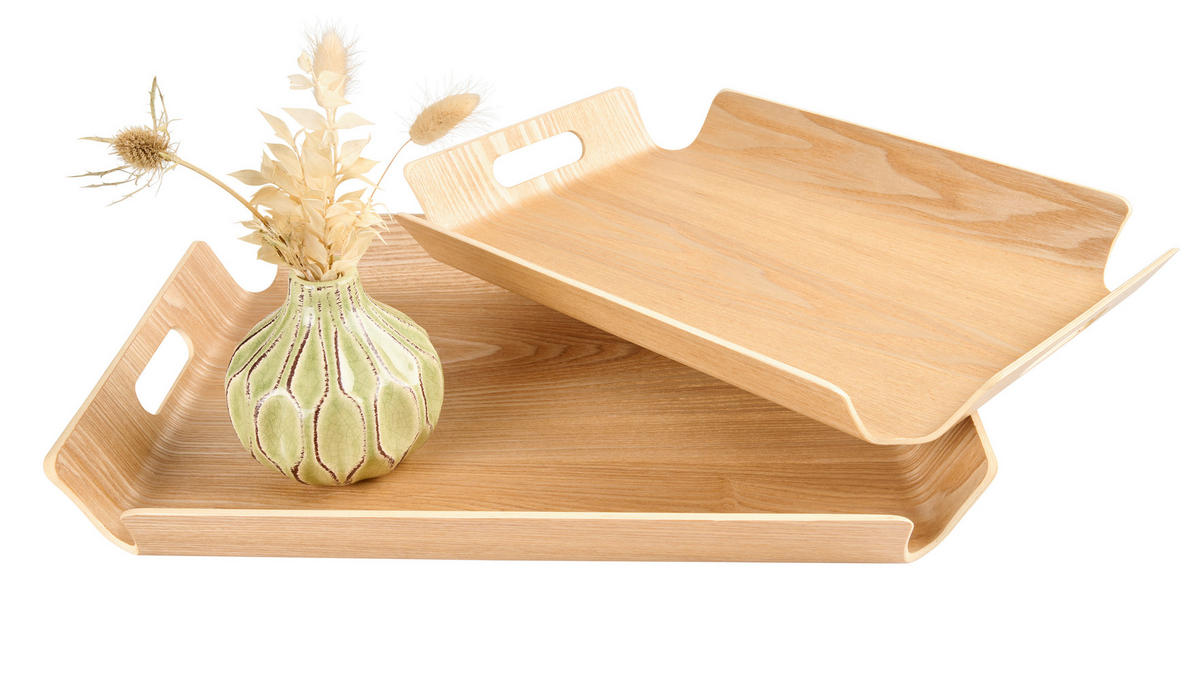 TABLETT  28,5/39,5 cm   - Naturfarben, Design, Holz (28,5/39,5cm) - Novel