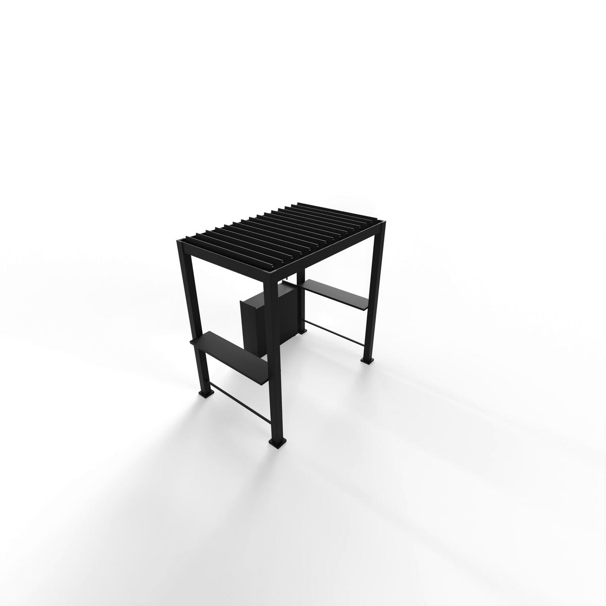PERGOLA - Anthrazit, Lifestyle, Metall (150/240/250cm) - Gardenson