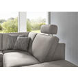 ECKSOFA in Mikrofaser Alufarben  - Alufarben, Design, Textil/Metall (275/242cm) - Dieter Knoll