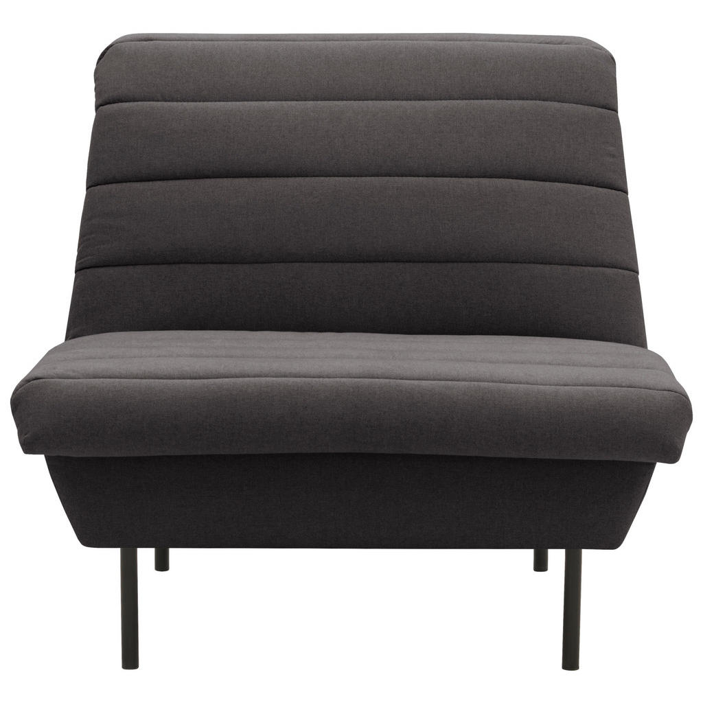 Thumbnail - Looks by W.Joop Sessel Looks IX, Anthrazit, Textil, Uni, 92x92x103 cm, Made in EU, FSC Mix, Stoffauswahl, Wohnzimmer, Se...