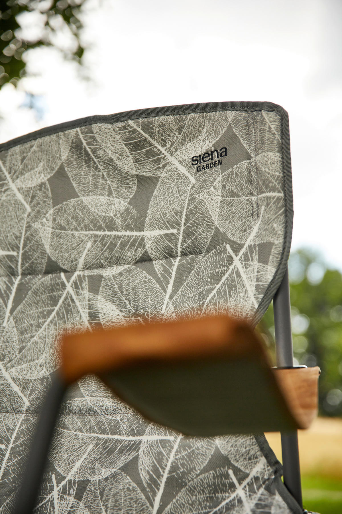 CAMPINGSESSEL - Anthrazit/Grau, KONVENTIONELL, Textil/Metall (90/96/61cm) - Siena Garden