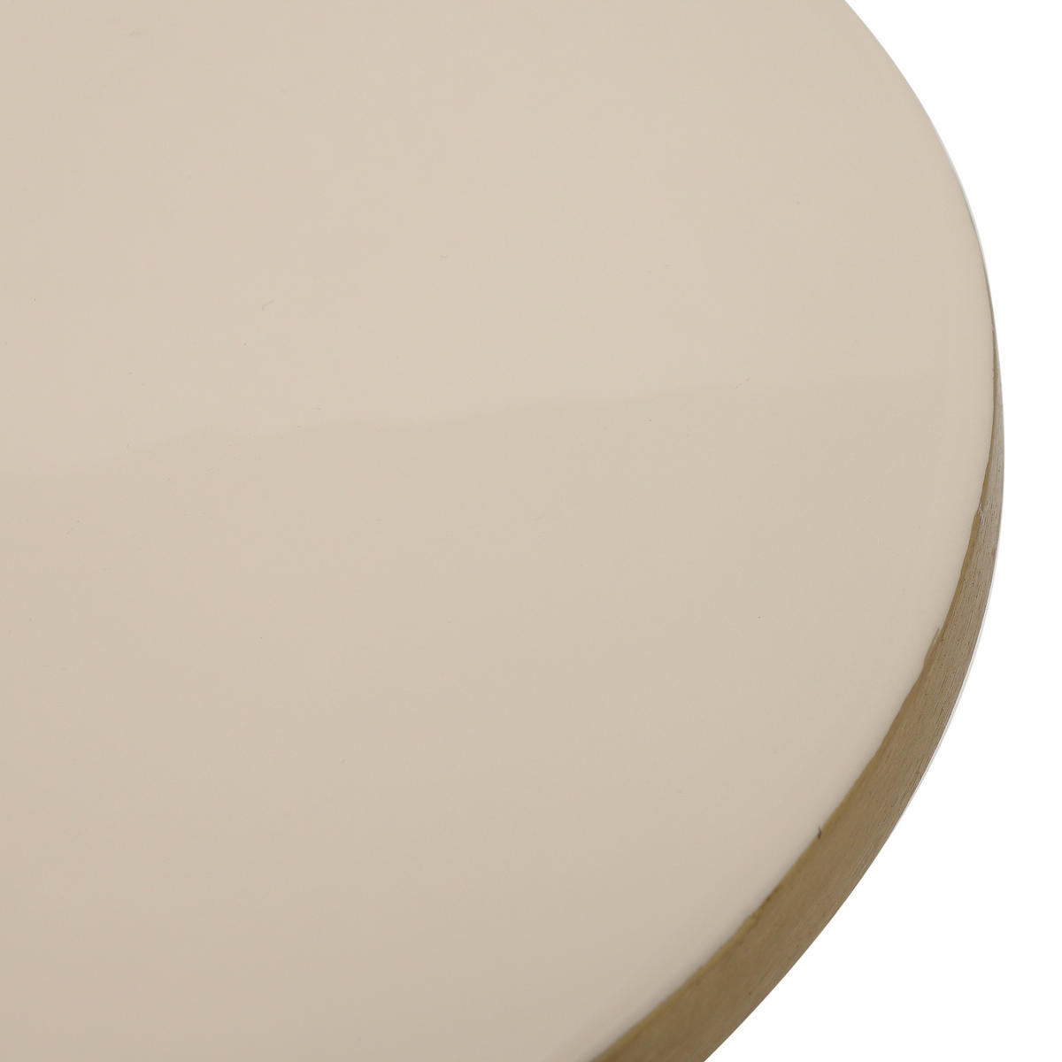 TORTENPLATTE - Beige/Goldfarben, Trend, Metall (21/14cm) - Kayoom
