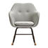 SCHAUKELSTUHL Flachgewebe Hellgrau - Eichefarben/Hellgrau, Design, Holz/Textil (57/81/68,5cm) - Ambia Home