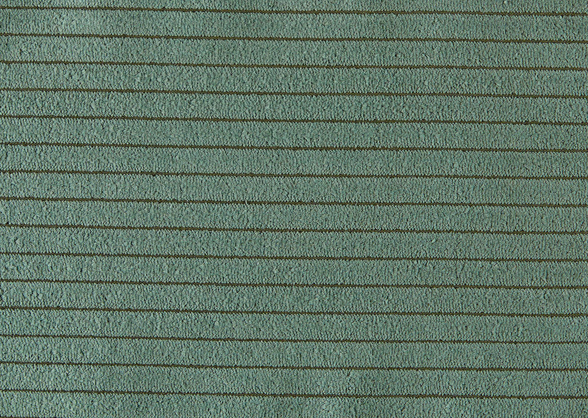 ECKSOFA in Cord Dunkelgrün  - Dunkelgrün/Schwarz, KONVENTIONELL, Textil/Metall (258/168cm) - Carryhome
