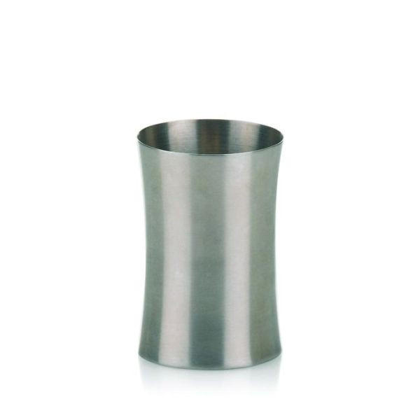 ZAHNPUTZBECHER Metall  - Edelstahlfarben, Basics, Metall (8.5/10cm) - Kela