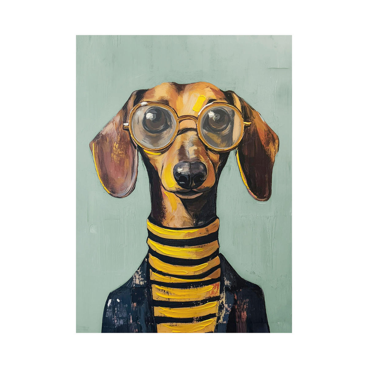 LEINWANDBILD Tiere 70/100 cm  - Multicolor, Basics, Holz/Textil (70/100cm)