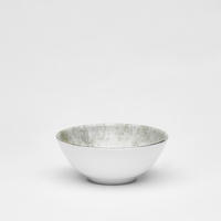 SCHALE Korfu 17 cm   - Hellgrau/Weiß, Basics, Keramik (17cm) - Van Well