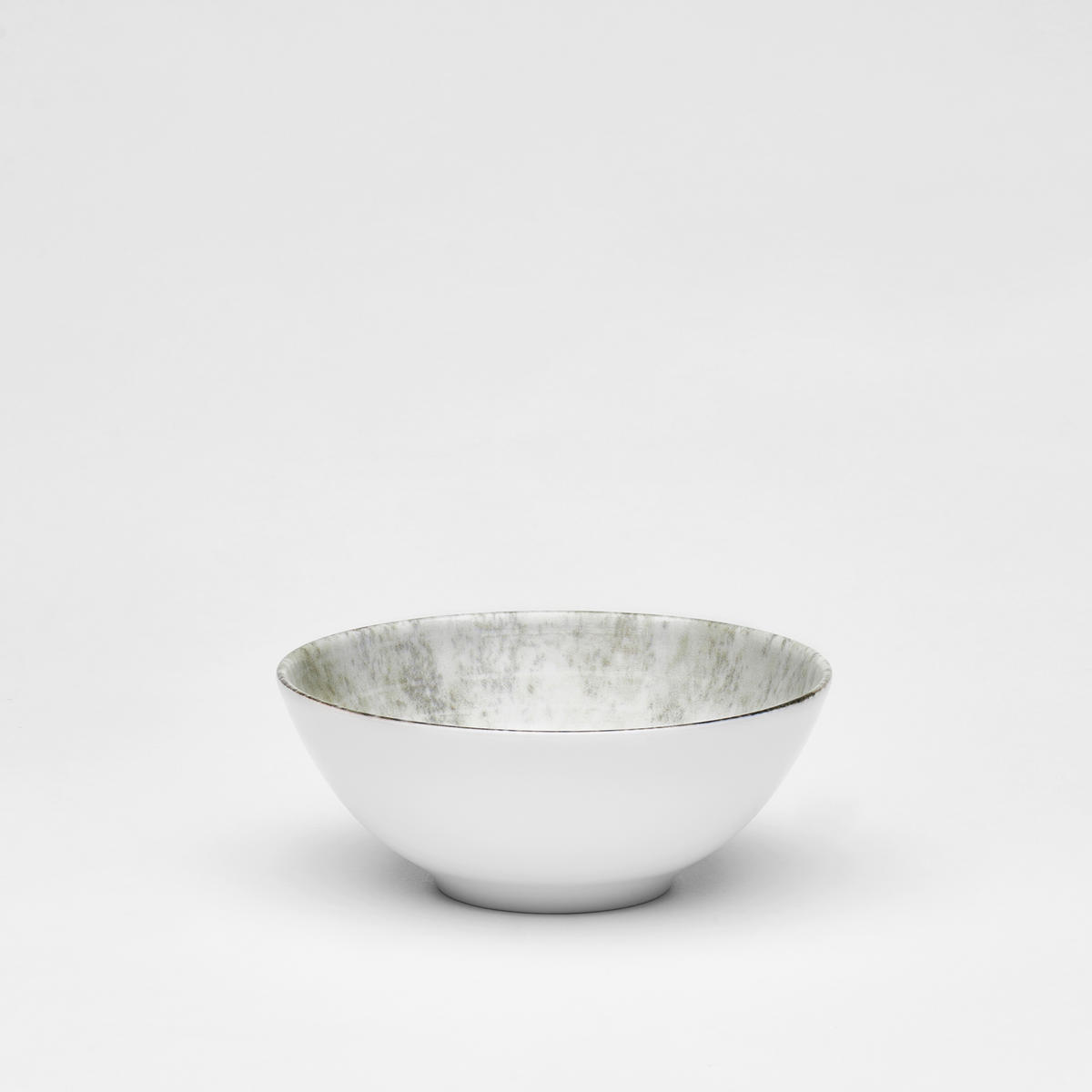 SCHALE Korfu 17 cm   - Hellgrau/Weiß, Basics, Keramik (17cm) - Van Well