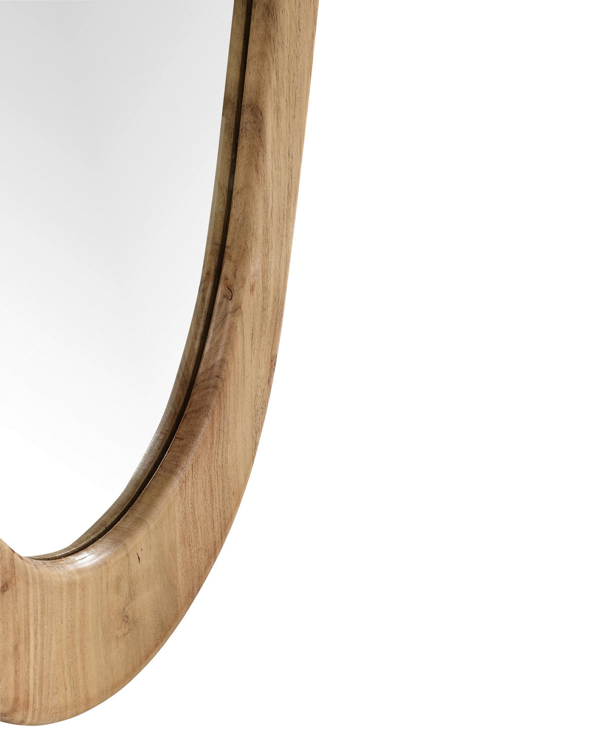 STENSKO OGLEDALO, 60/165/2,5 cm les, steklo  - barve akacije, Design, steklo/les (60/165/2,5cm) - Landscape