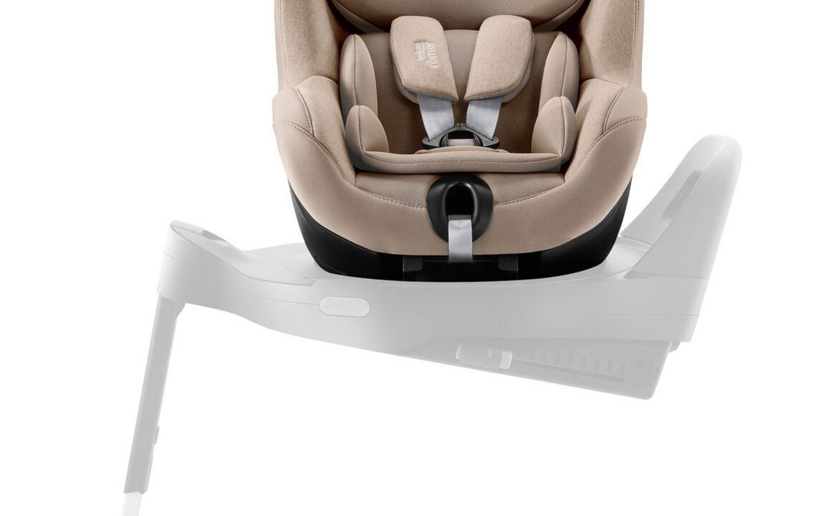 REBOARDER-KINDERSITZ DUALFIX 5Z  - Hellbraun/Cappuccino, Basics, Kunststoff/Textil (44/48/74cm) - Britax Römer