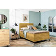 BOXSPRINGBETT 140/200 cm  in Currygelb  - Currygelb/Schwarz, Design, Textil/Metall (140/200cm) - Esposa