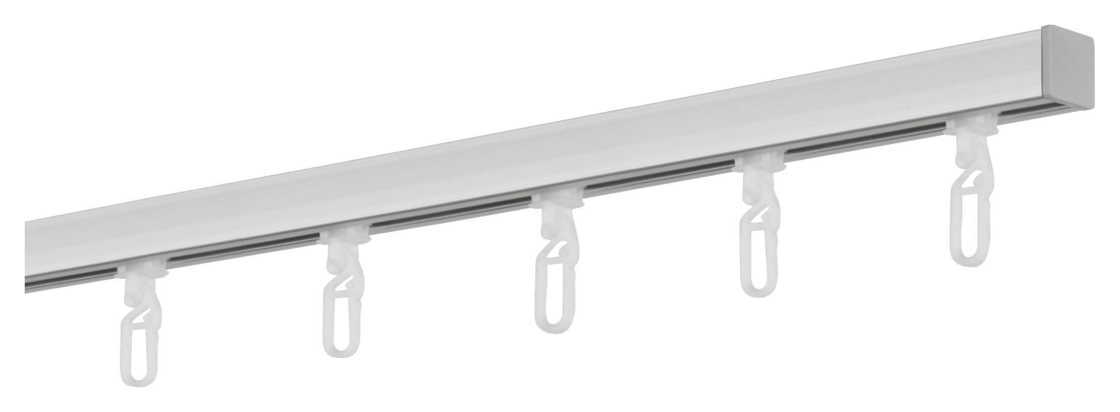 VORHANGSCHIENE - Alufarben, Basics, Metall (200cm) - Homeware