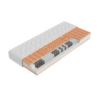 TASCHENFEDERKERNMATRATZE 80/200 cm Höhe ca. 22 cm  - Weiss, Basics, Textil (80/200cm) - Sleeptex
