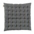 SITZKISSEN Grau 40/40/3 cm - Grau, Basics, Textil (40/40/3cm) - LINUM
