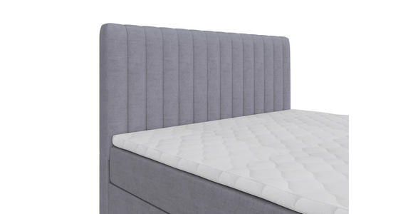 BOXBETT 140/200 cm  in Grau  - Schwarz/Grau, Basics, Kunststoff/Textil (140/200cm) - Carryhome