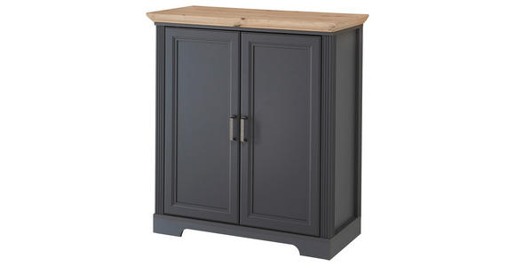 KOMMODE in 93/102/41 cm - Schwarz/Graphitfarben, Design, Holzwerkstoff/Metall (93/102/41cm) - Landscape