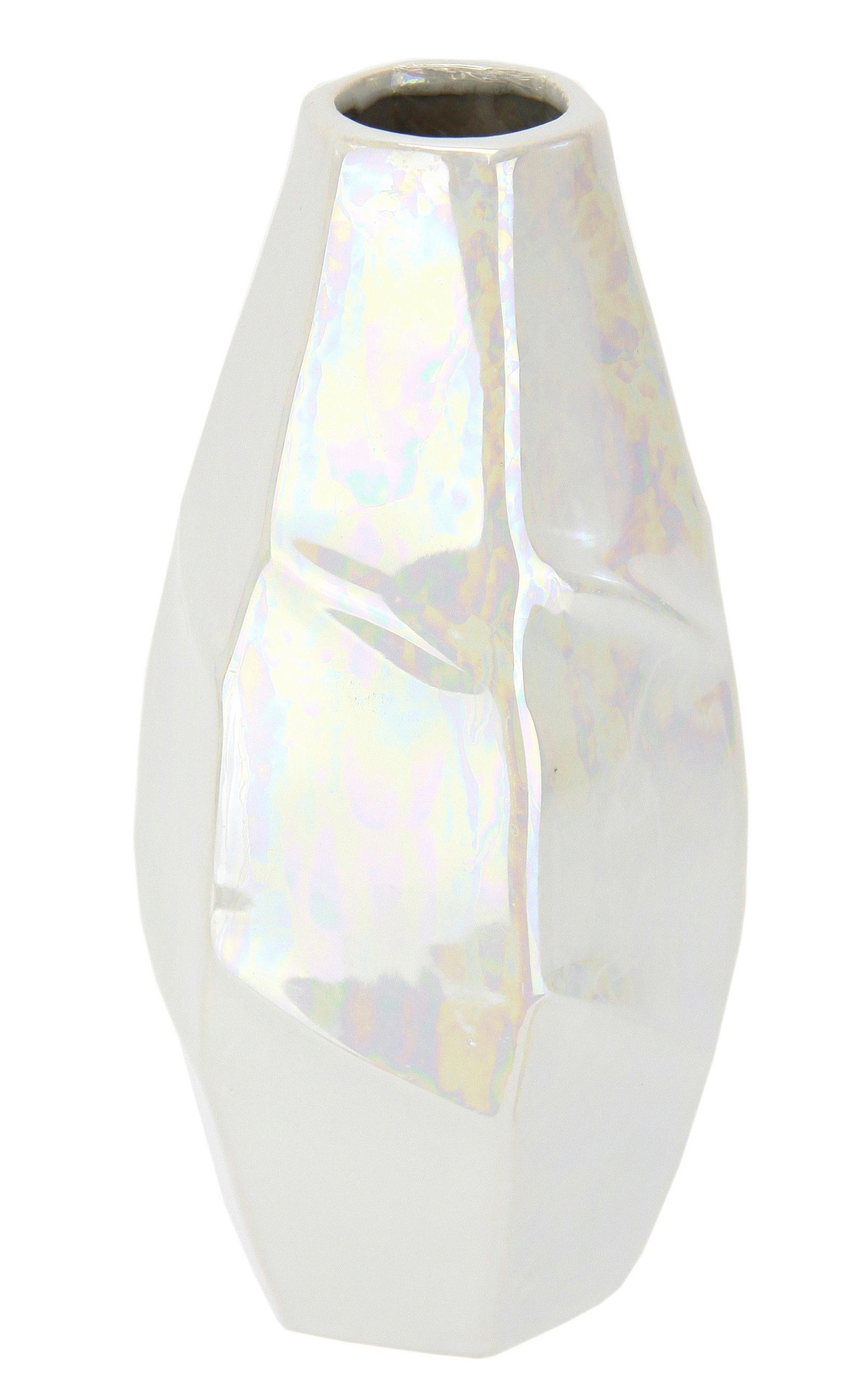 VASE  - Perlmutt, Basics, Keramik (21cm)