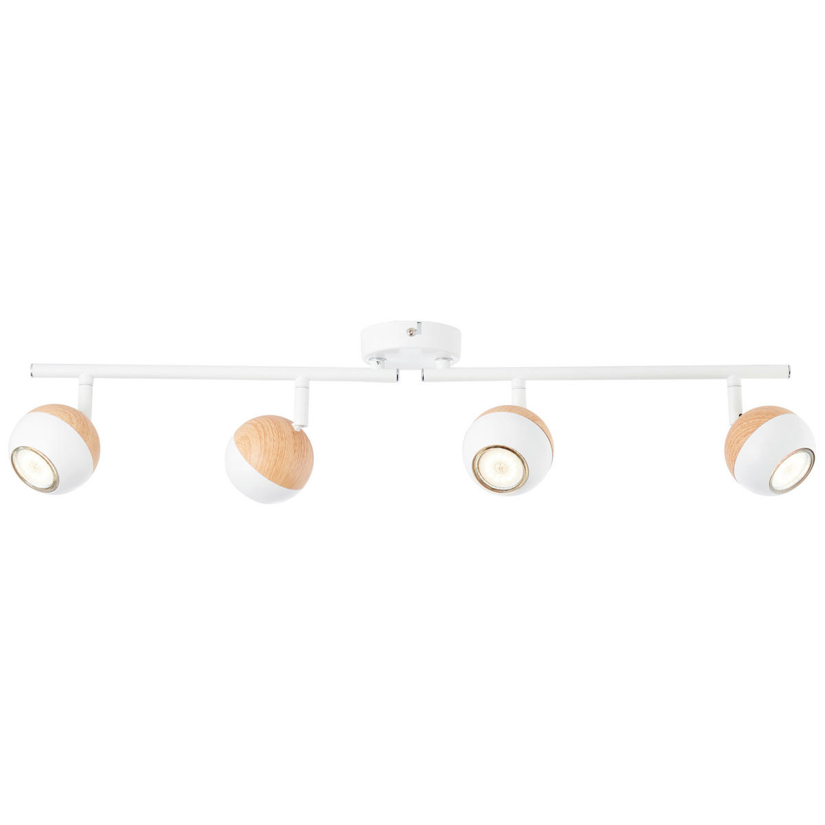 DECKENLEUCHTE    75/12,5/8 cm  - Weiss, Basics, Metall (75/12,5/8cm) - Brilliant