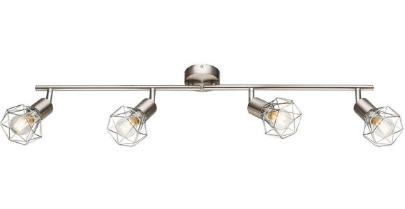 Strahler Evelin 4-Flammig verstellbar L: 60 cm - MODERN, Metall (60/19,5cm) - Luca Bessoni