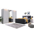 BOXSPRINGBETT 180/200 cm  in Schwarz  - Schwarz, KONVENTIONELL, Textil (180/200cm) - Esposa
