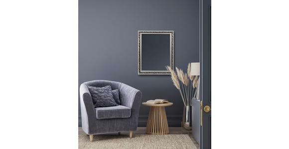 WANDSPIEGEL 55/70/3,5 cm  - Silberfarben, Trend, Glas/Holz (55/70/3,5cm) - Boxxx