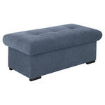 HOCKERBANK 108/42/54 cm Flachgewebe Anthrazit Kunststoff  - Anthrazit/Schwarz, Design, Kunststoff/Textil (108/42/54cm) - Xora