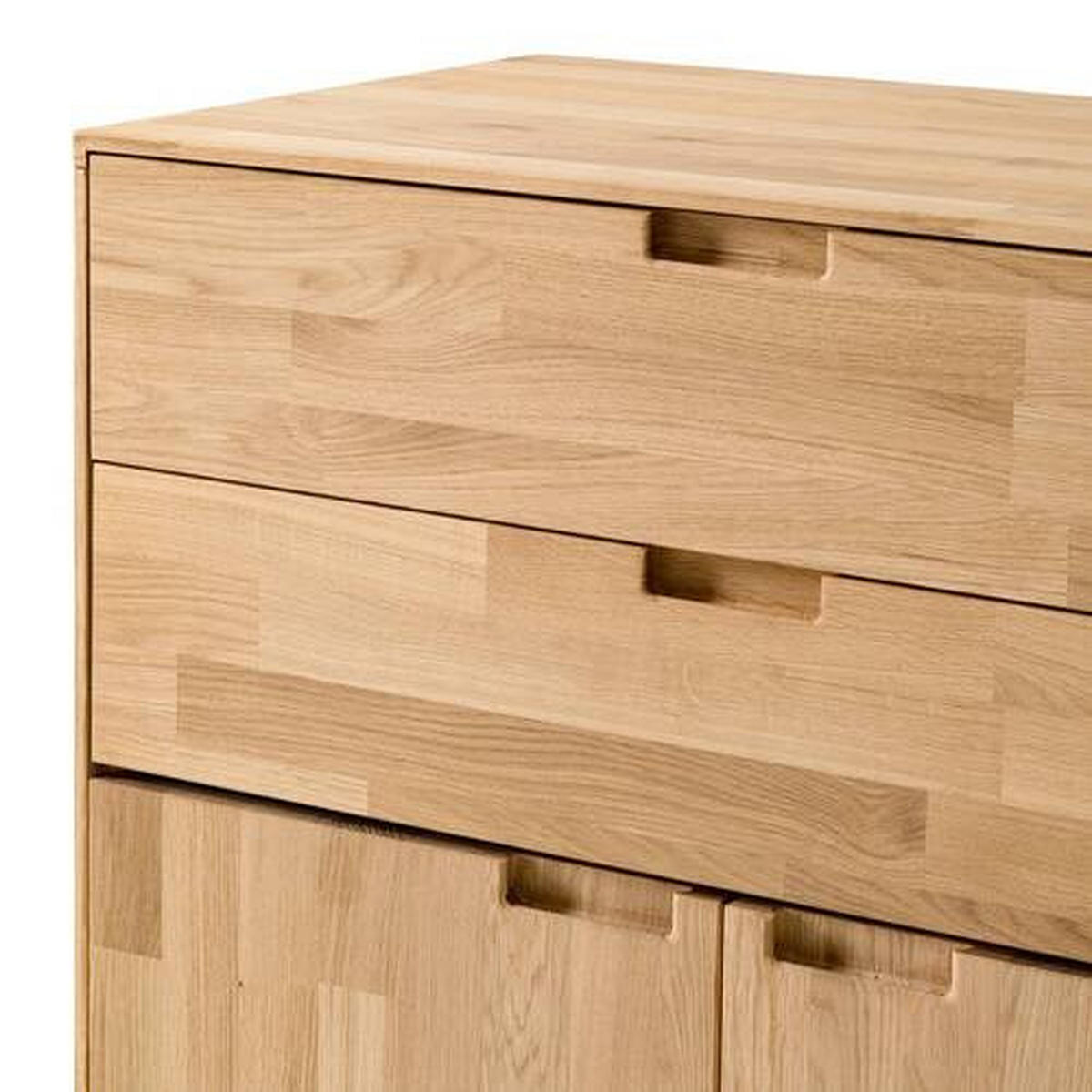 HIGHBOARD Wildeiche  80/115,1/40 cm  - Wildeiche, Natur, Holz (80/115,1/40cm) - Lomoco