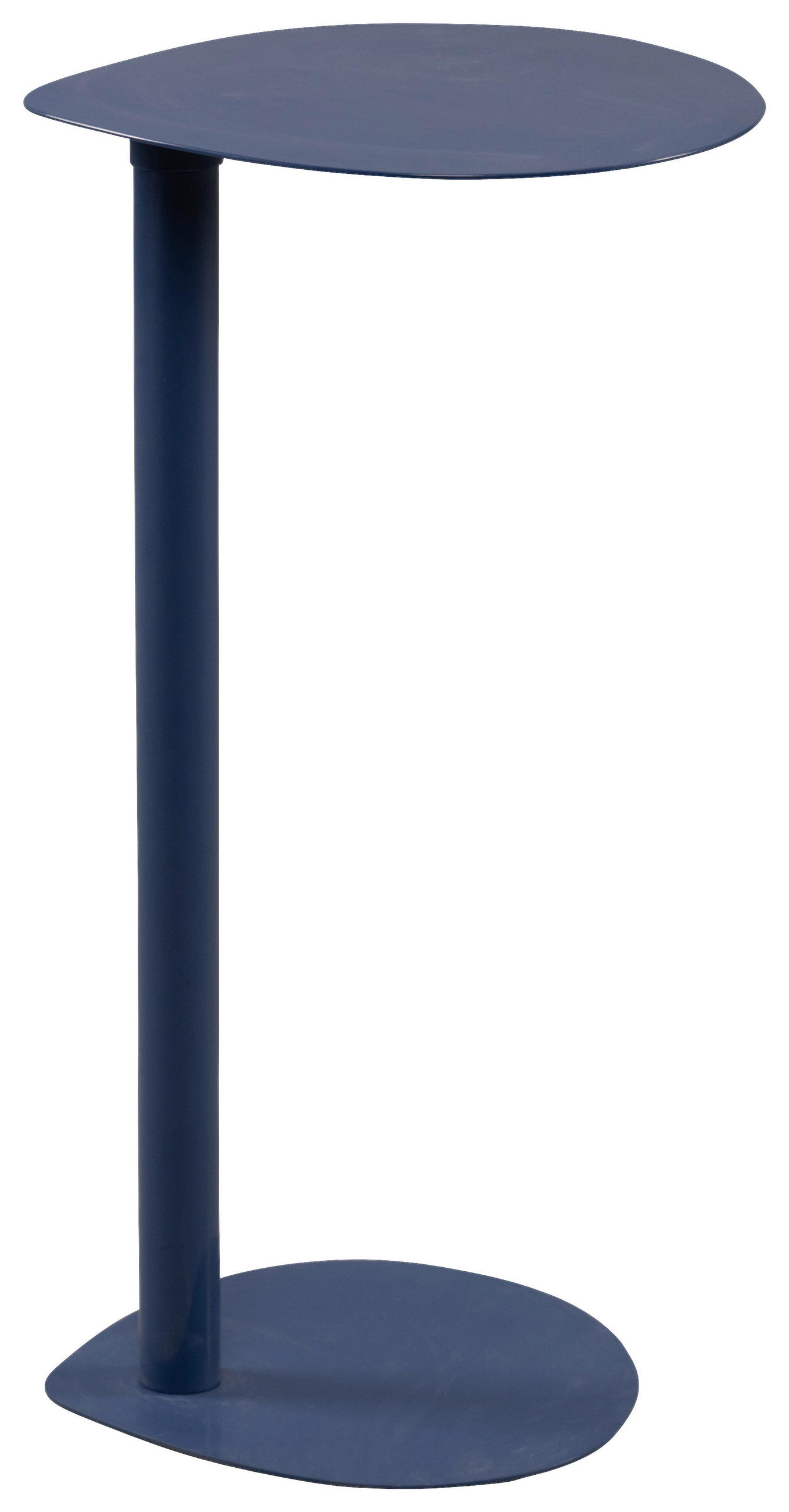 BEISTELLTISCH 34/32/62 cm Dunkelblau Freiform  - Dunkelblau, Design, Metall (34/32/62cm) - Xora