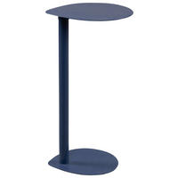 BEISTELLTISCH 34/32/62 cm Dunkelblau Freiform  - Dunkelblau, Design, Metall (34/32/62cm) - Xora