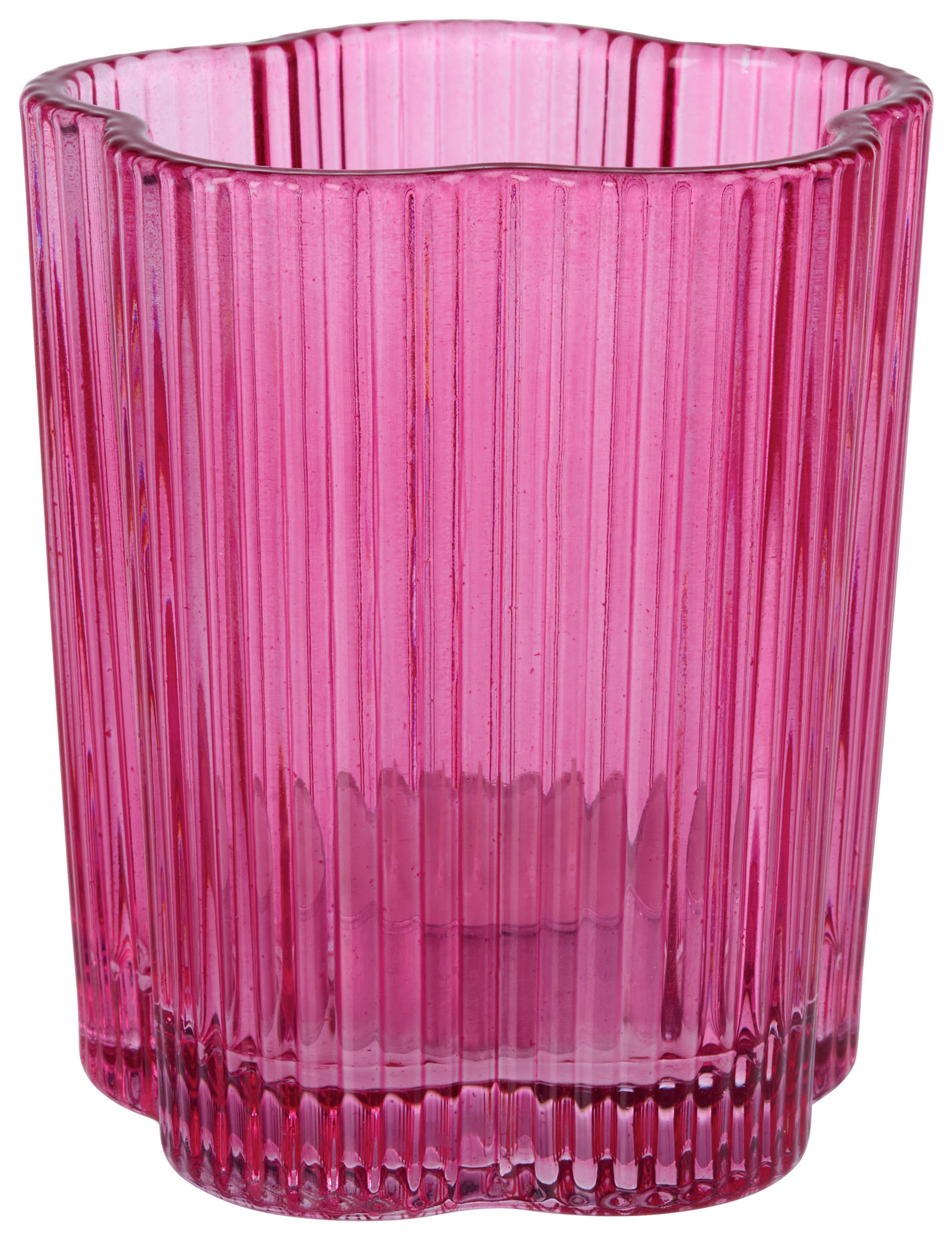 TEELICHTGLAS - Rosa, Basics, Glas (7,5/8,5cm)