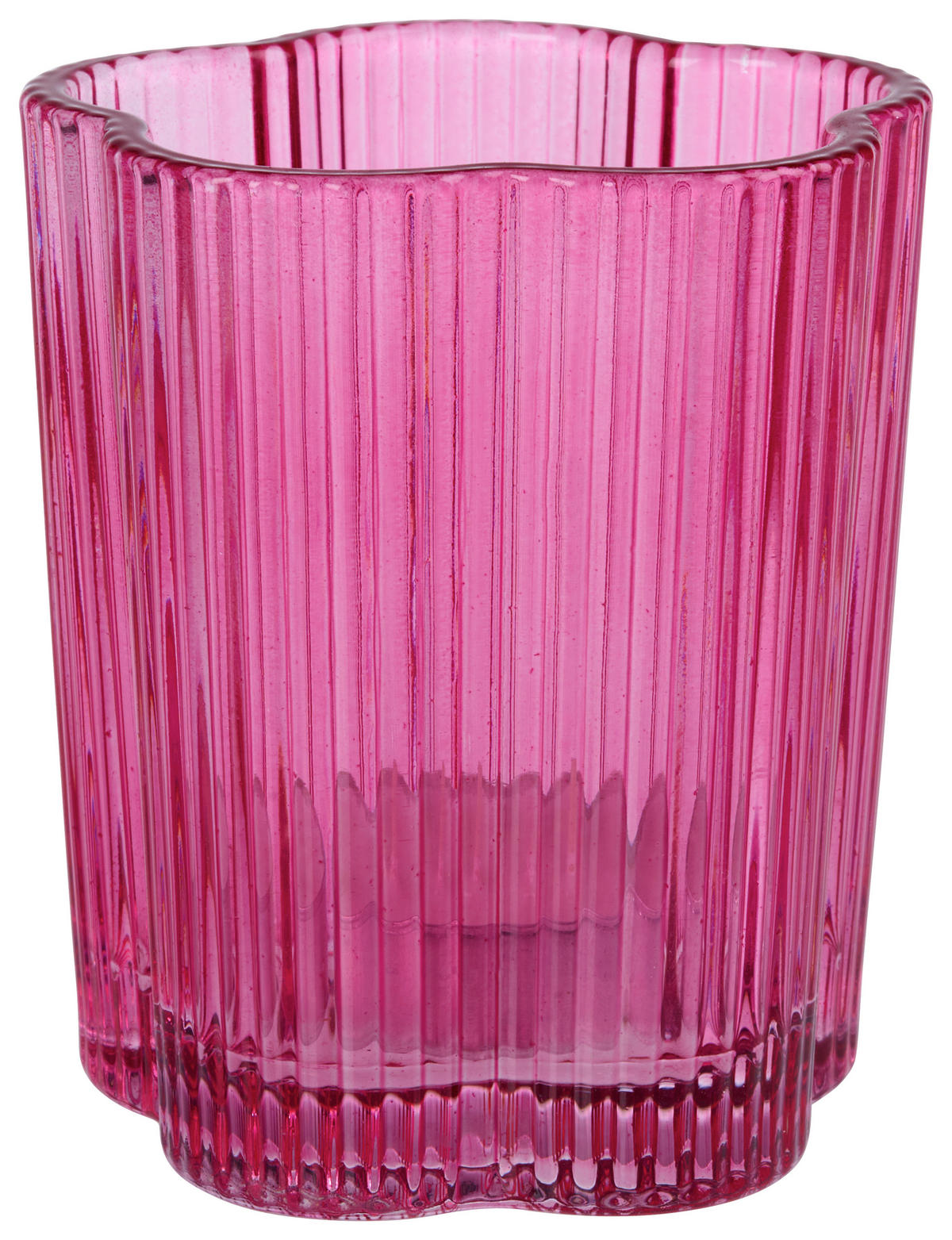 TEELICHTGLAS - Rosa, Basics, Glas (7,5/8,5cm)