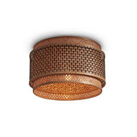 TAKLAMPA GOOD&MOJO  40/25 cm  - svart/naturfärgad, Trend, trä (40/25cm) - Good & Mojo
