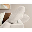 ECKSOFA in Bouclé Creme  287/212 cm  - Eichefarben/Creme, MODERN, Holz/Textil (287/212cm) - Valnatura