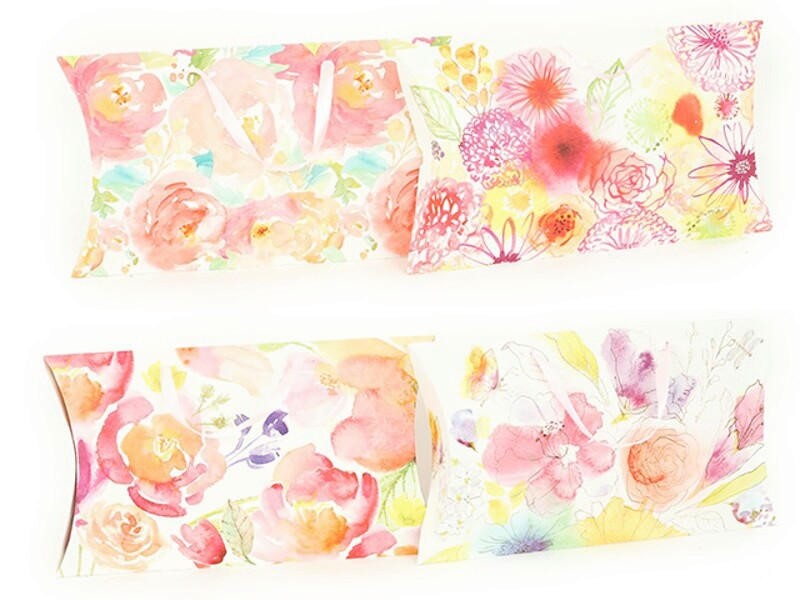 DARČEKOVÁ ŠKATUĽA - lila/modrá, Design, papier (44/0/25cm)