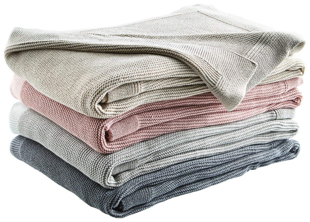 DOMÁCÍ DEKA, bavlna, 150/200 cm - růžová, Basics, textil (150/200cm) - Dieter Knoll