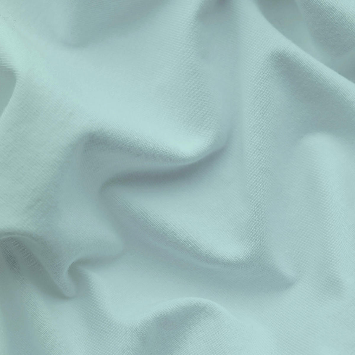 TOPPER-SPANNLEINTUCH 90-100/190-220 cm Jersey  - Mintgrün, Basics, Textil (90-100/190-220cm) - Schlafgut