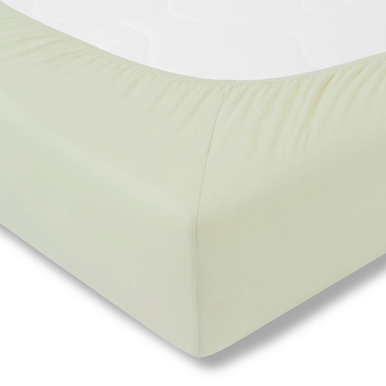 SPANNLEINTUCH 100/200 cm Single-Jersey  - Pastellgrün, Basics, Textil (100/200cm) - Estella