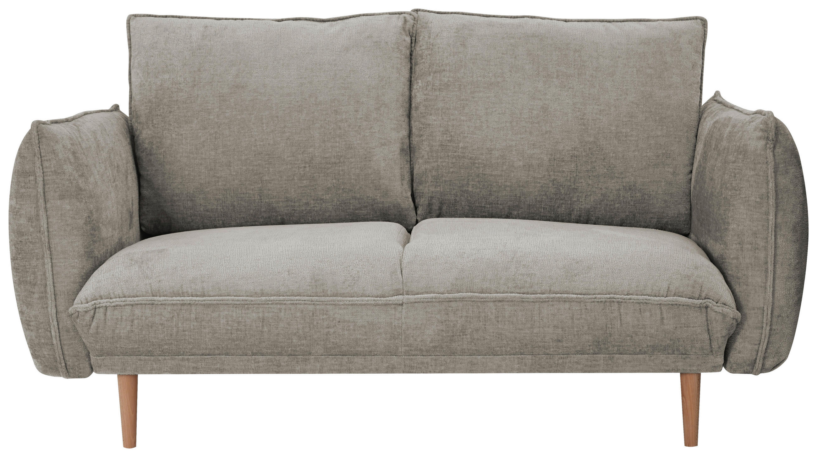 2-SITS SOFFA i trä beige  - beige/bokfärgad, Modern, trä (173/90/91cm) - Hom`in