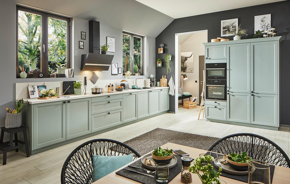 EINBAUKÜCHE BRISTOL SELECTION  - LIFESTYLE, Holzwerkstoff - Moderano