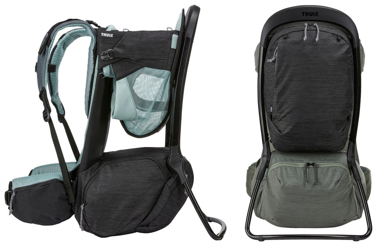 RÜCKENTRAGE SAPLING  - Pastellblau/Schwarz, Basics, Textil (35/31/73cm) - Thule