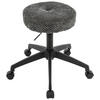 BÜROHOCKER 35/49-61/35 cm  - Schwarz/Grau, KONVENTIONELL, Kunststoff/Textil (35/49-61/35cm) - Carryhome