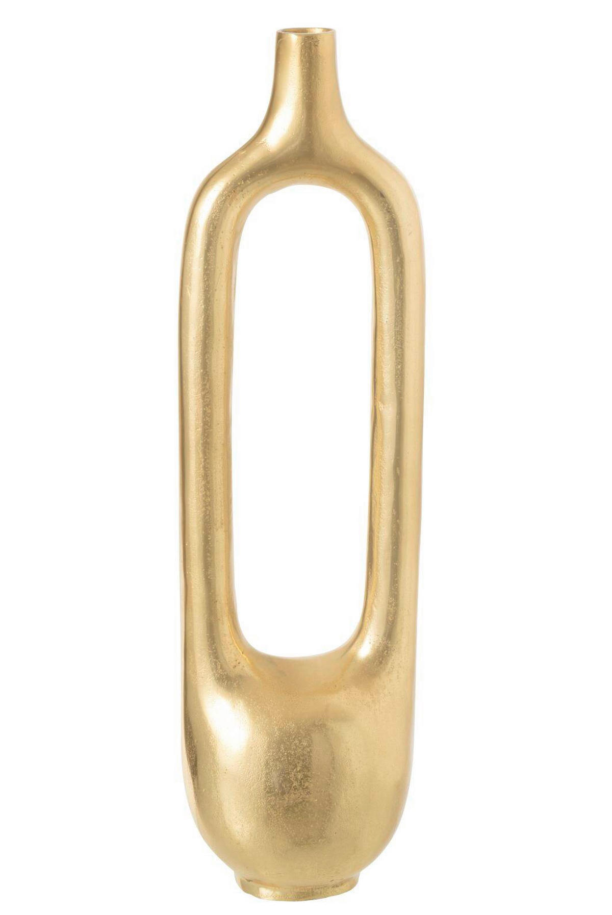 DEKOVASE  - Goldfarben, Basics, Metall (18/14/62cm)