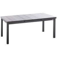 GARTENTISCH 180/100/76 cm Metall rechteckig  - Anthrazit/Grau, Design, Glas/Metall (180/100/76cm)