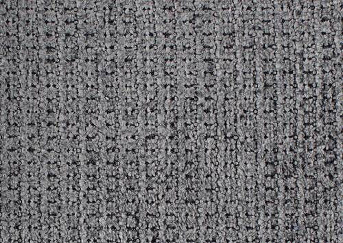 ECKSOFA in Webstoff Graubraun  - Graubraun/Schwarz, Konventionell, Textil/Metall (242/210cm) - Beldomo Style
